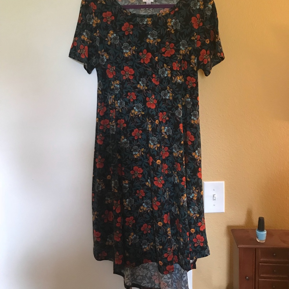 Floral Carly high low dress